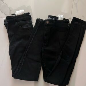 black skinny jeans